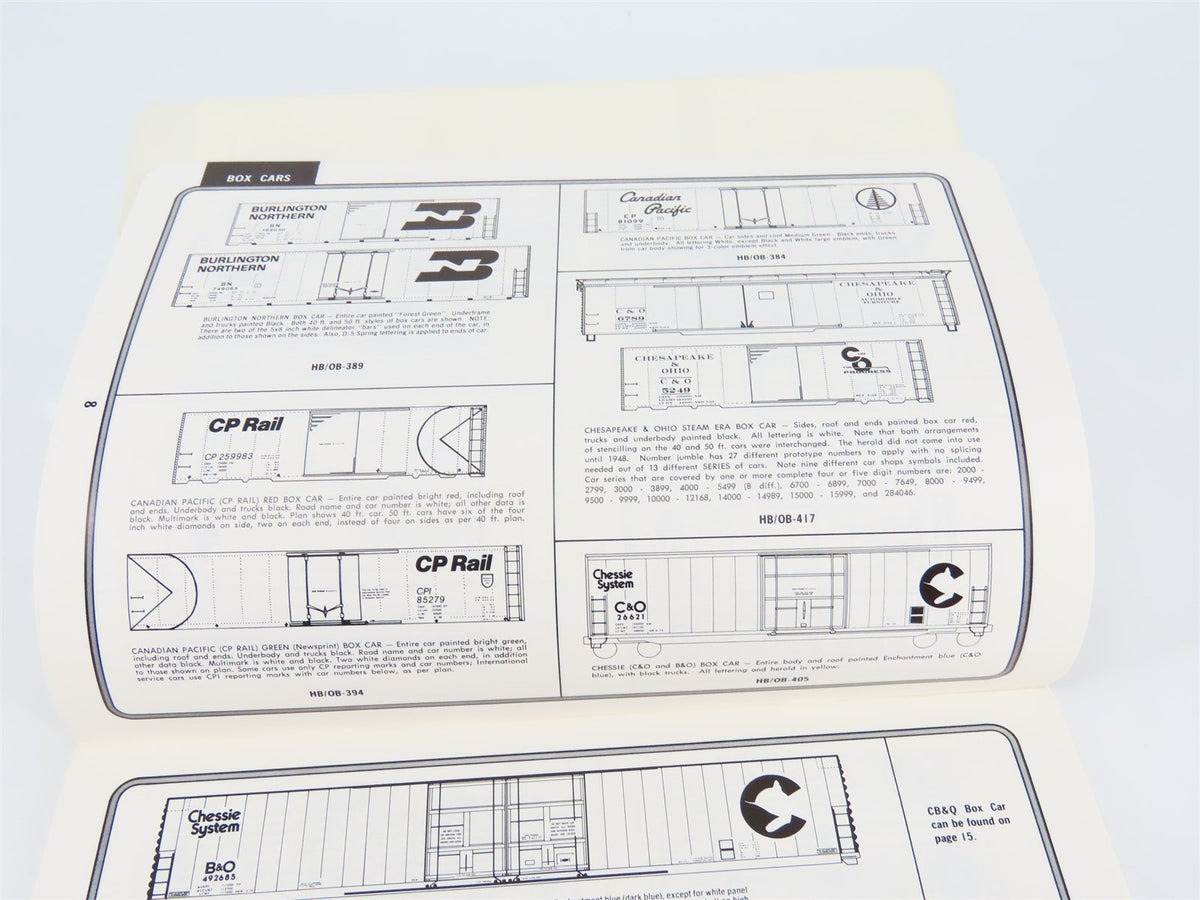 Freight Car Lettering Plan Book by Champion Decal Company ©1991 SC Book