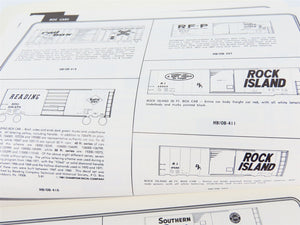 Freight Car Lettering Plan Book by Champion Decal Company ©1991 SC Book