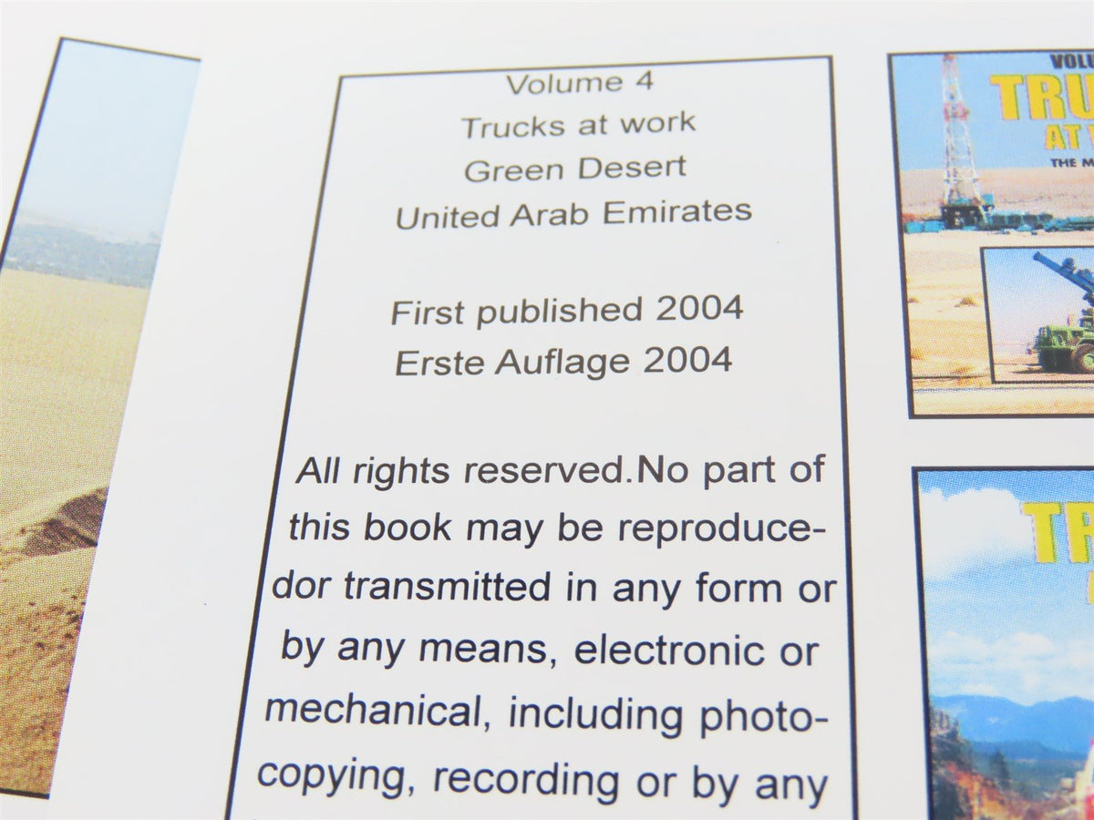 Trucks at Work Volume 4: Green Desert by Verlag Ralf Koch ©2004 SC Book