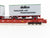 HO Scale Fleischmann 5273 DB Railway 8-Axle Flatcar #49830635 w/Truck Load