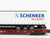 HO Scale Fleischmann 5272 DB Railway 8-Axle Flatcar #49831543 w/Truck Load