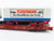 HO Scale Fleischmann 5275 DB Railway 8-Axle Flatcar #49830635 w/Truck Load