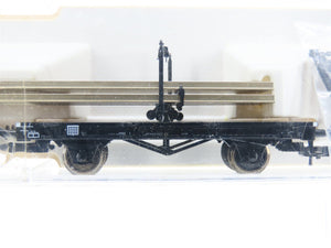 HO Scale Fleischmann 955252K DB Railway Flatcar #990762 w/Rail Load SEALED