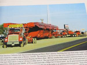 Oversize: Images of Heavy Western Trucking, Vol. 1 by Mark R. Wayman ©2009 SC