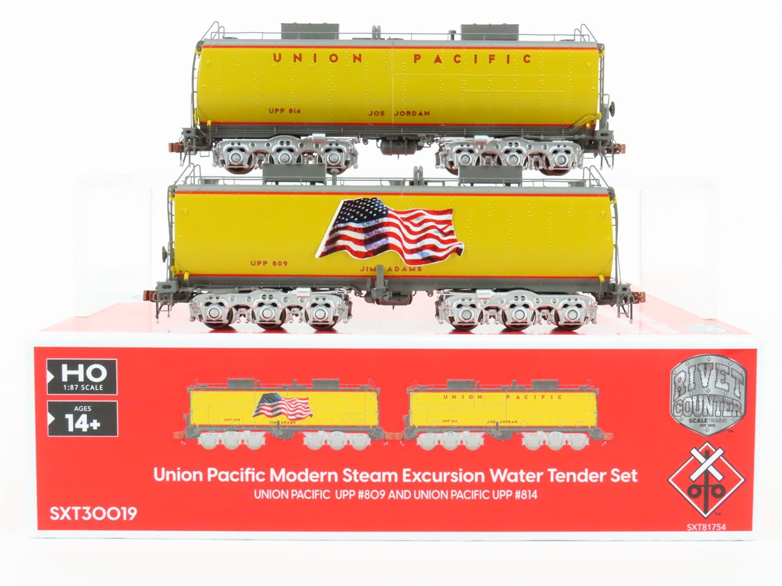 HO Scale Scaletrains SXT30019 UP Union Pacific Steam Excursion Water Tender Set