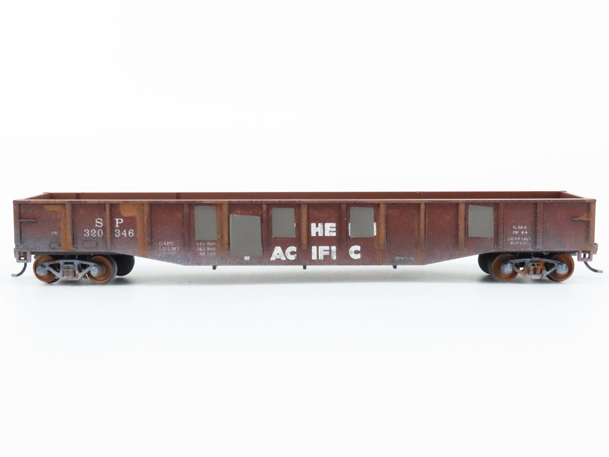 HO Scale Con-Cor SP Southern Pacific 54&#39; Mill Gondola #320346 - Pro Custom