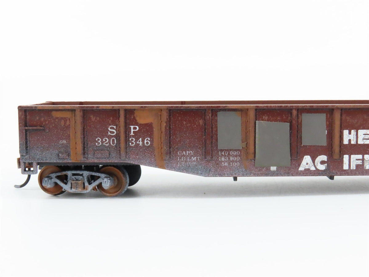 HO Scale Con-Cor SP Southern Pacific 54&#39; Mill Gondola #320346 - Pro Custom