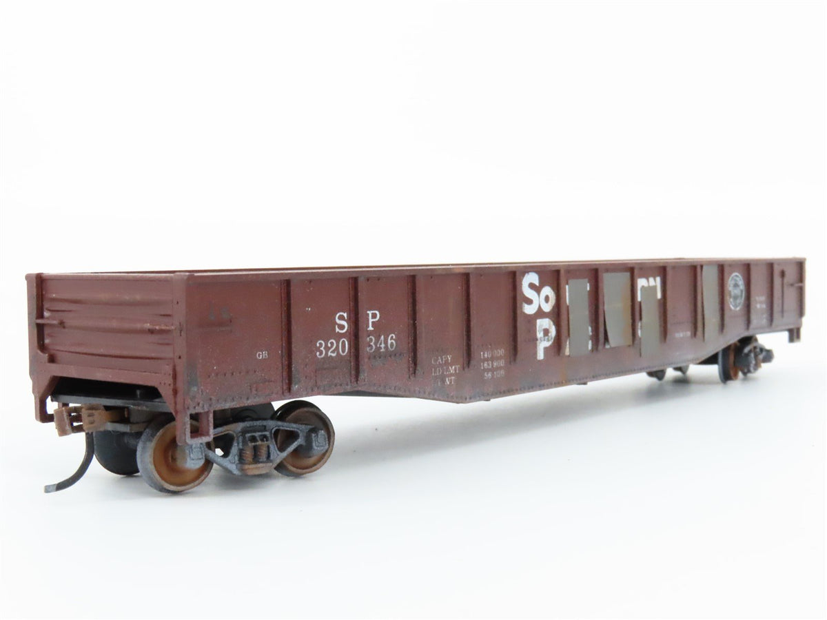 HO Scale Con-Cor SP Southern Pacific 54&#39; Mill Gondola #320346 - Pro Custom