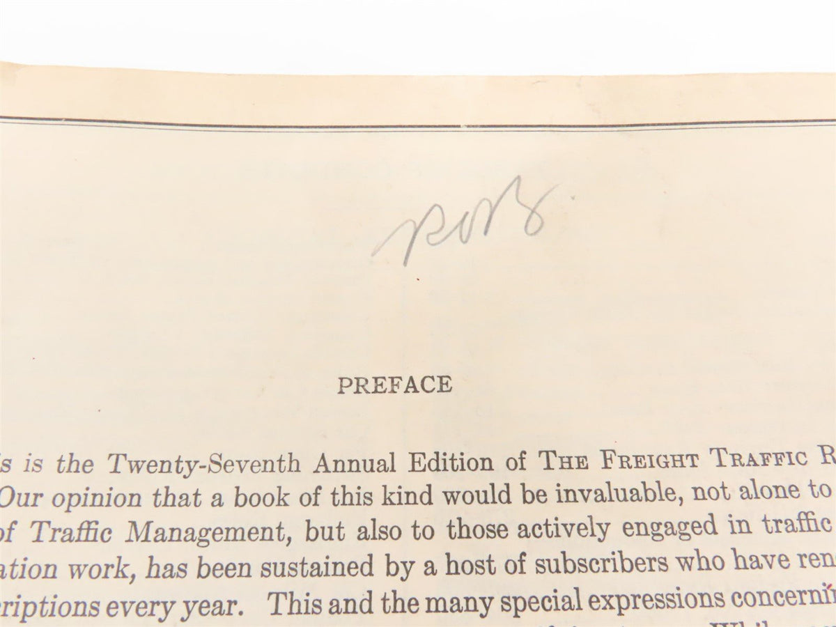 The Freight Traffic Red Book 1950 Twenty-Seventh Annual Edition