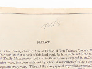 The Freight Traffic Red Book 1950 Twenty-Seventh Annual Edition