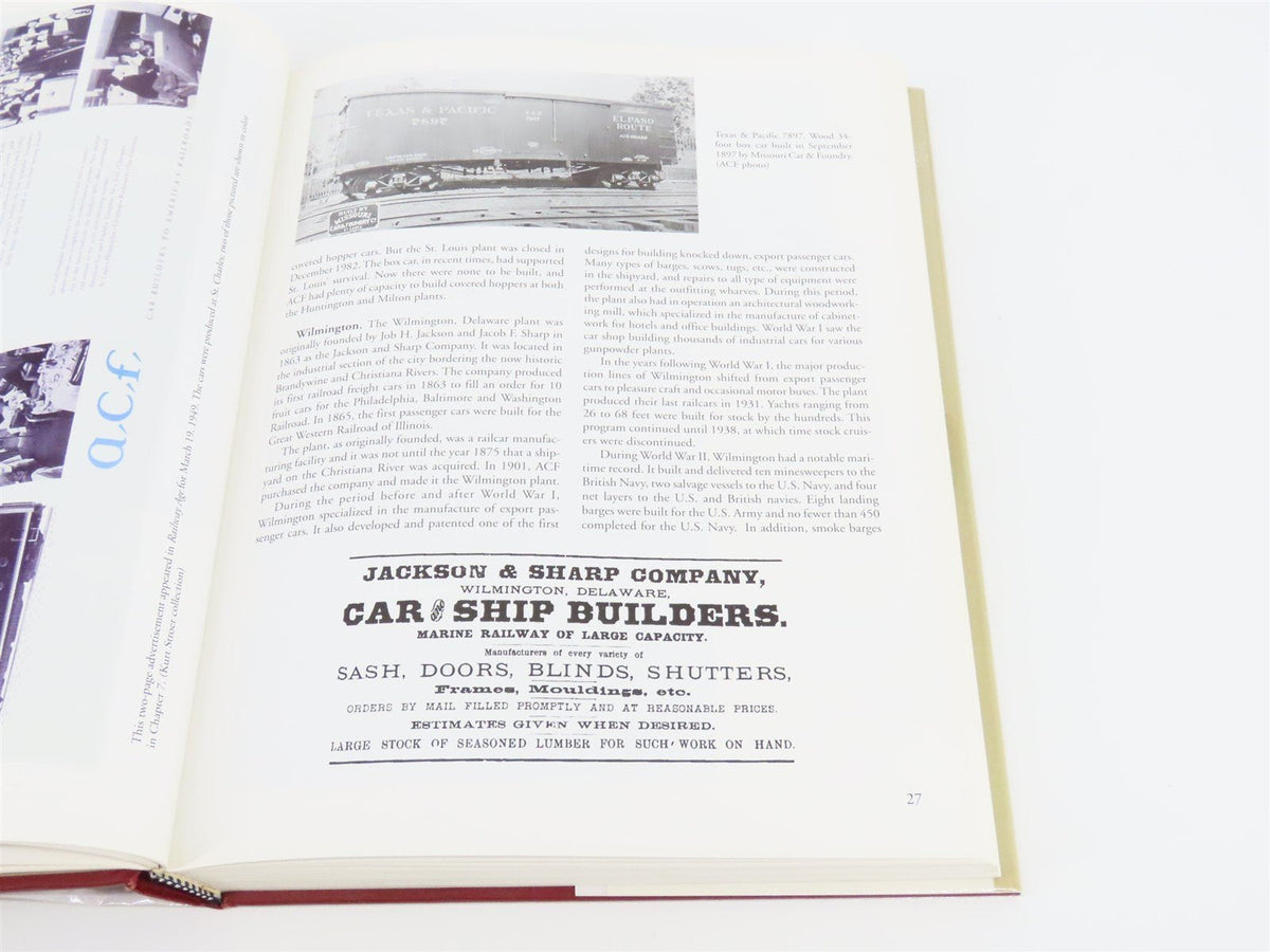 American Car &amp; Foundry Company 1899-1999 by Edward S. Kaminski ©1999 HC Book