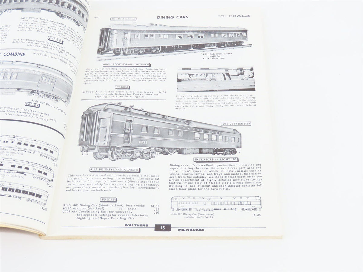 Summer Edition Walthers O-Scale Catalog ©1972