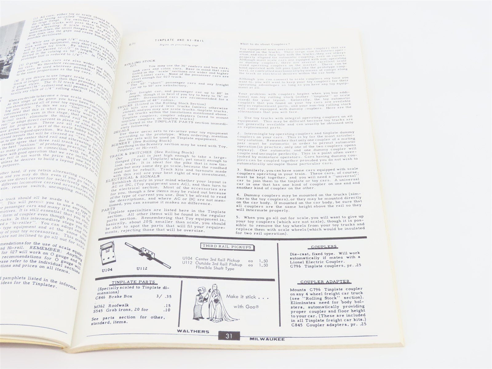 Summer Edition Walthers O-Scale Catalog ©1972