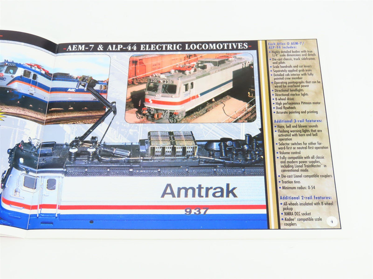 Atlas O Gauge Trains, Track &amp; Accessories For The 21st Century Catalog ©1999 SC