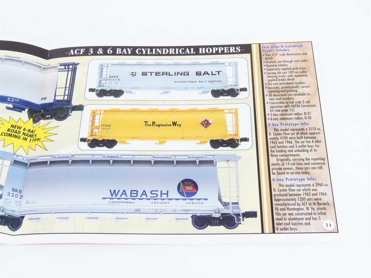 Atlas O Gauge Trains, Track &amp; Accessories For The 21st Century Catalog ©1999 SC