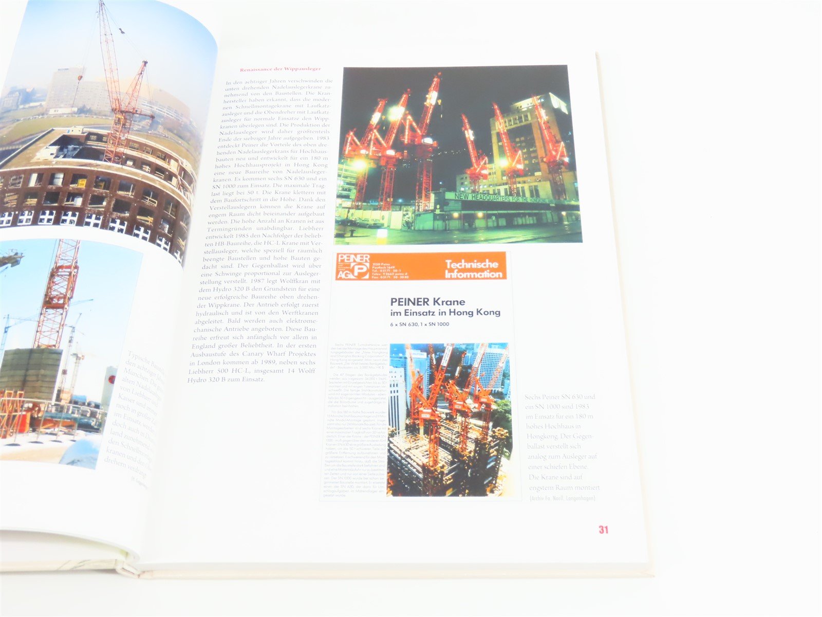 Turmdrehkrane by Bergerhoff, Kessel, & Meyer ©2010 HC Book