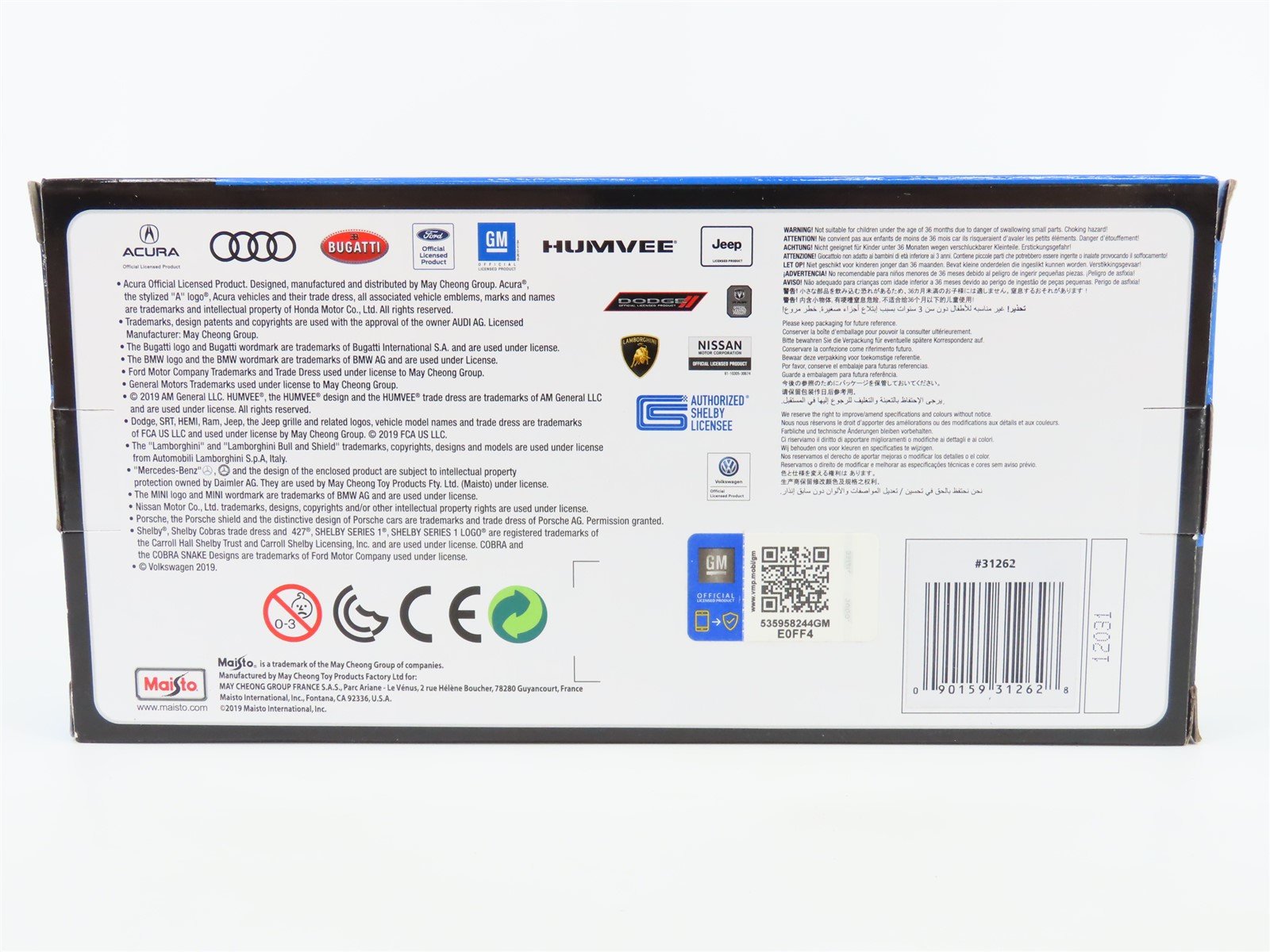 1:24 Scale Maisto 31262 Die-Cast 1970 Chevrolet Nova SS - Blue