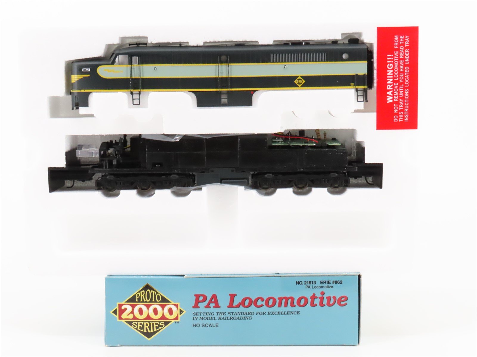 HO Scale Proto 2000 21613 ERIE Railroad ALCO PA Diesel #862 - DCC Ready