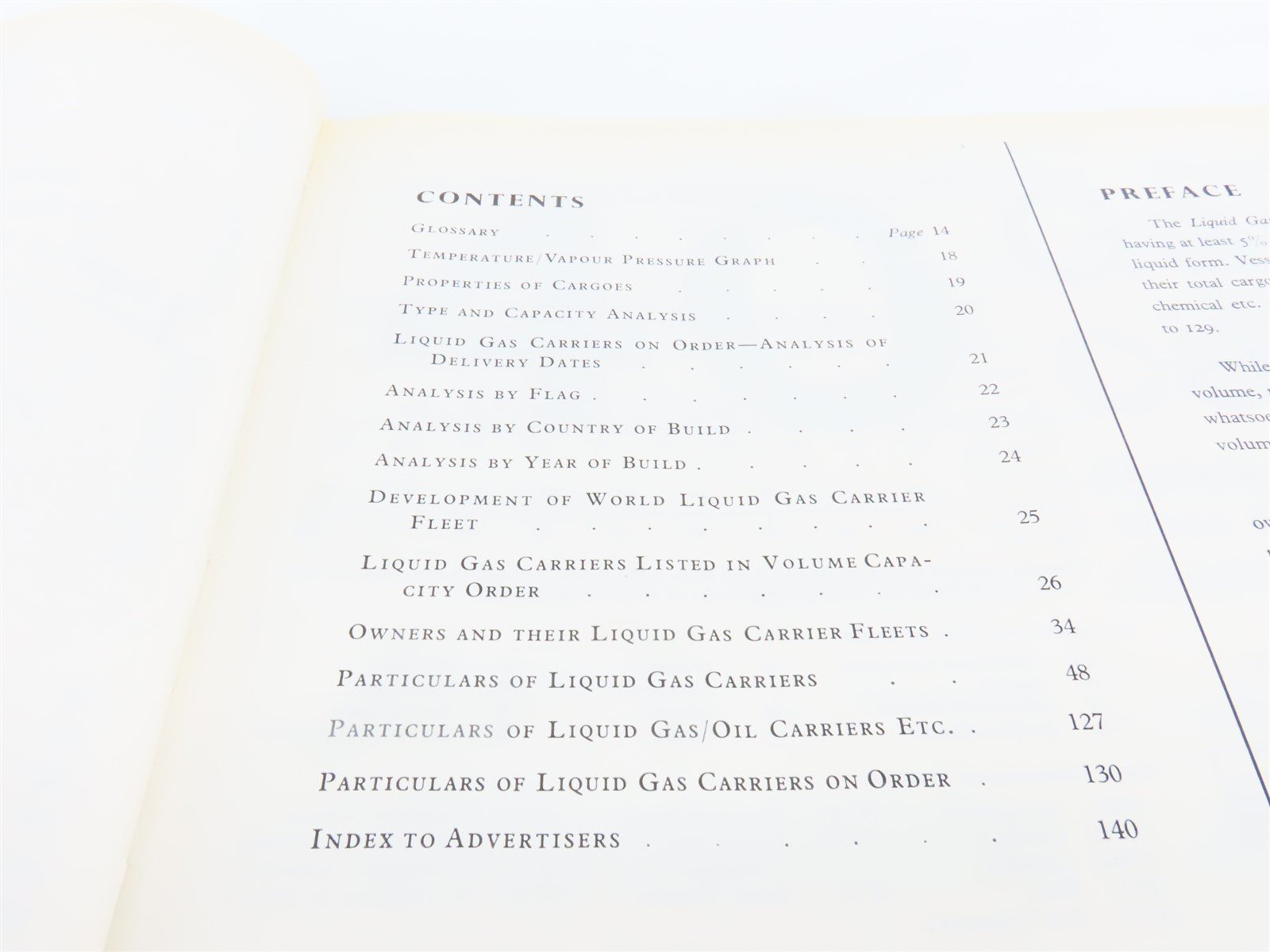 Liquid Gas Carrier Register by H. Clarkson & Company Limited London ©1978 HC Bk