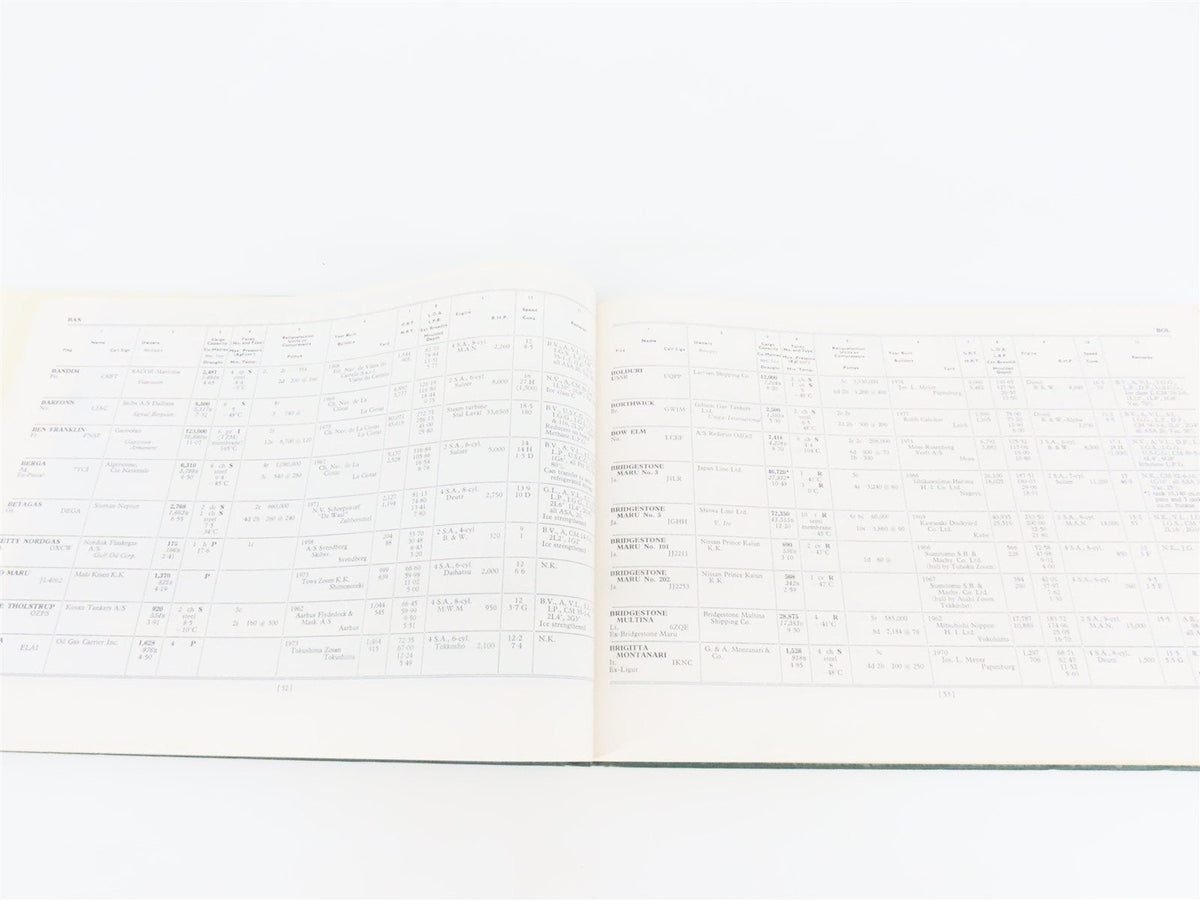 Liquid Gas Carrier Register by H. Clarkson &amp; Company Limited London ©1978 HC Bk