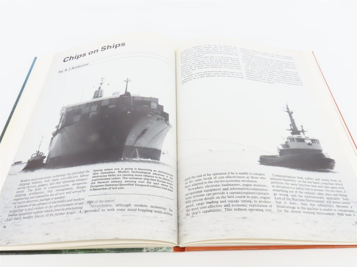 Jane&#39;s Merchant Shipping Review Second Issue by A.J. Ambrose ©1984 HC Book