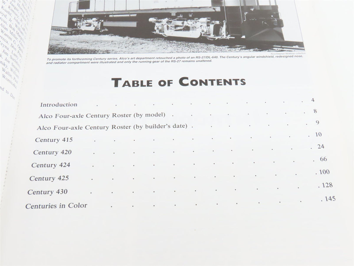 Alco&#39;s Century Series Volume One - Four-Axle Models by Diesel Era ©2003 SC Book