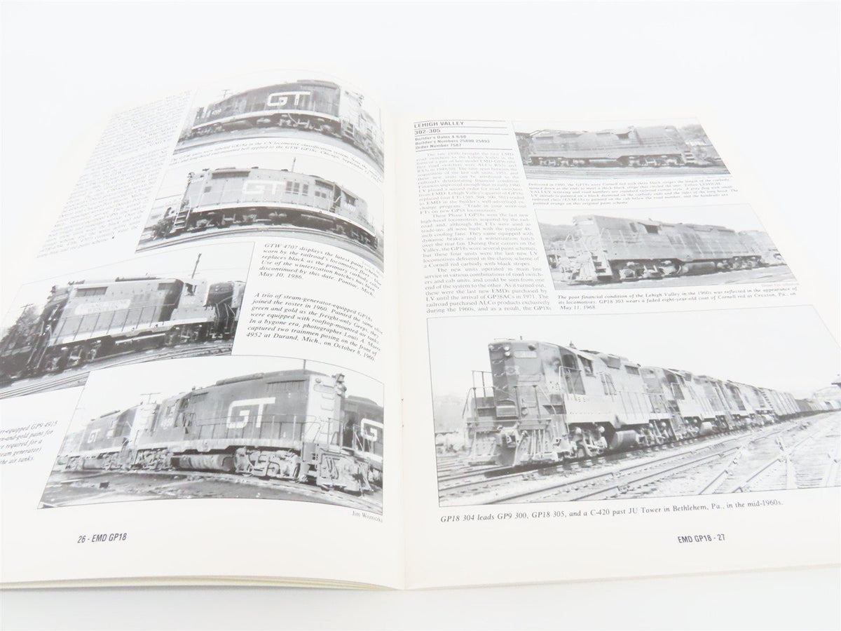 EMD&#39;s GP18 The Transitional Road Switcher by Diesel Era ©1992 SC Book