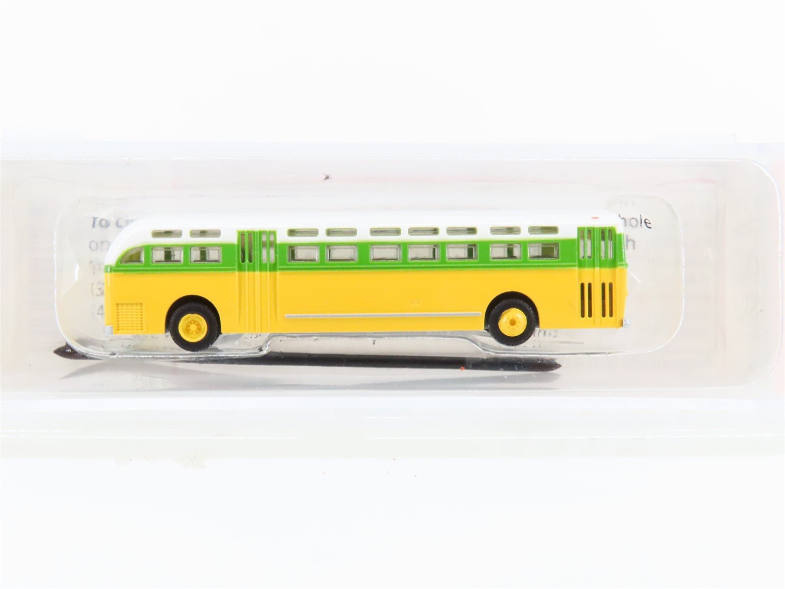 N Scale Wheels of Time 90351 Unlettered National City Lines "Fruit Salad" Bus