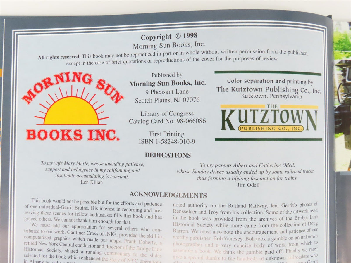 Morning Sun: Trackside in the Albany, NY Gateway by Len Kilian &amp; Jim Odell ©1998