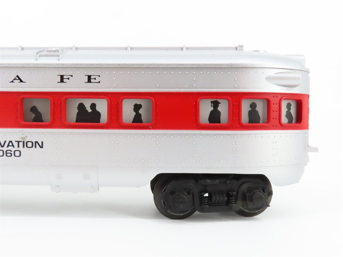 O Gauge 3-Rail Lionel 6-16060 ATSF Santa Fe Observation Passenger Car #16060