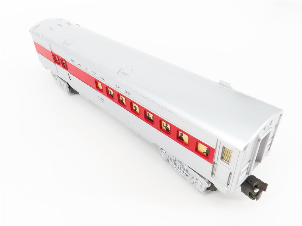 O Gauge 3-Rail K-Line Streamliner ATSF Santa Fe &quot;Taos&quot; Passenger Car #3481