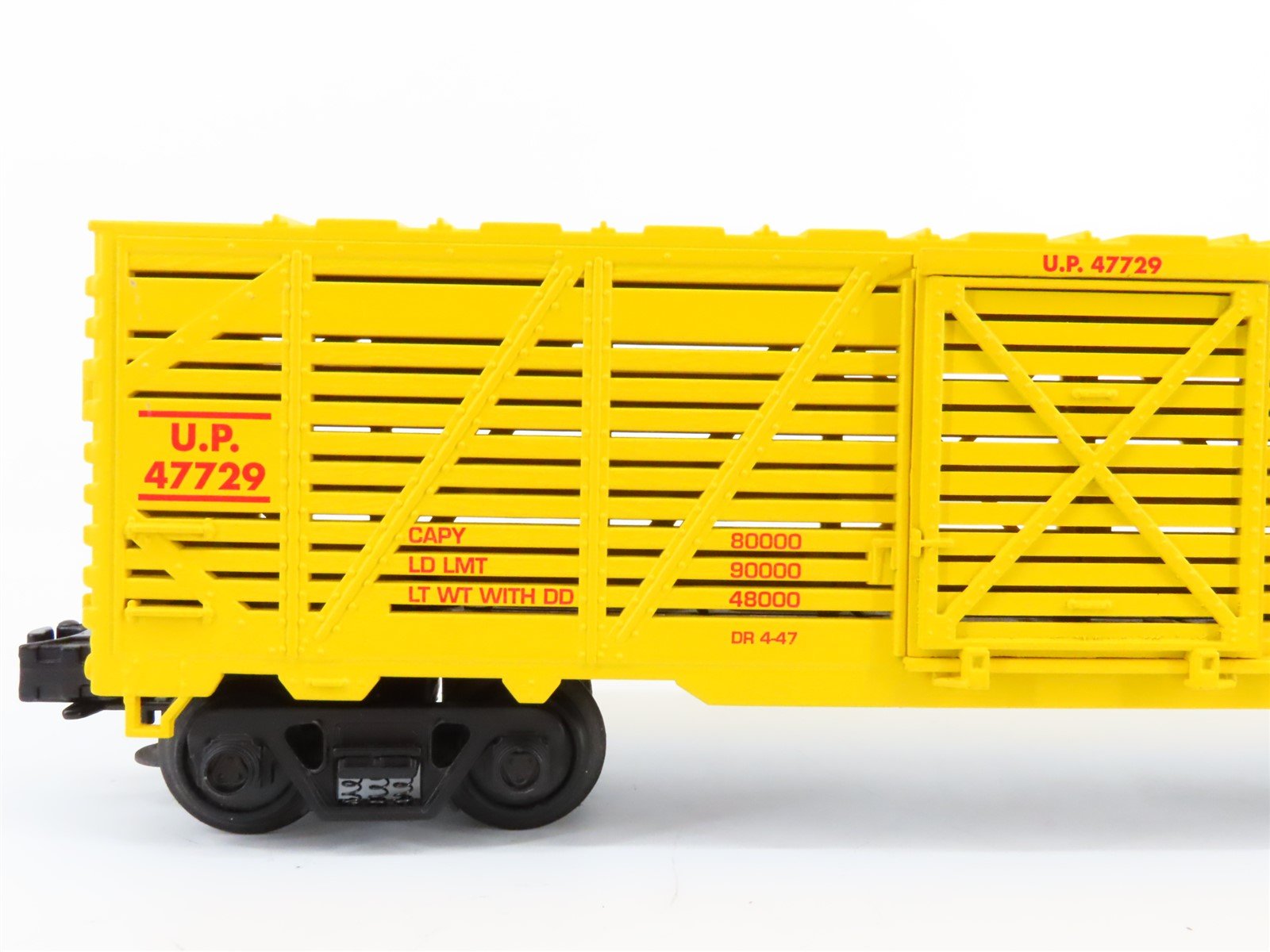 O Gauge 3-Rail Industrial IDM 1102 UP Union Pacific Stock Car #47729