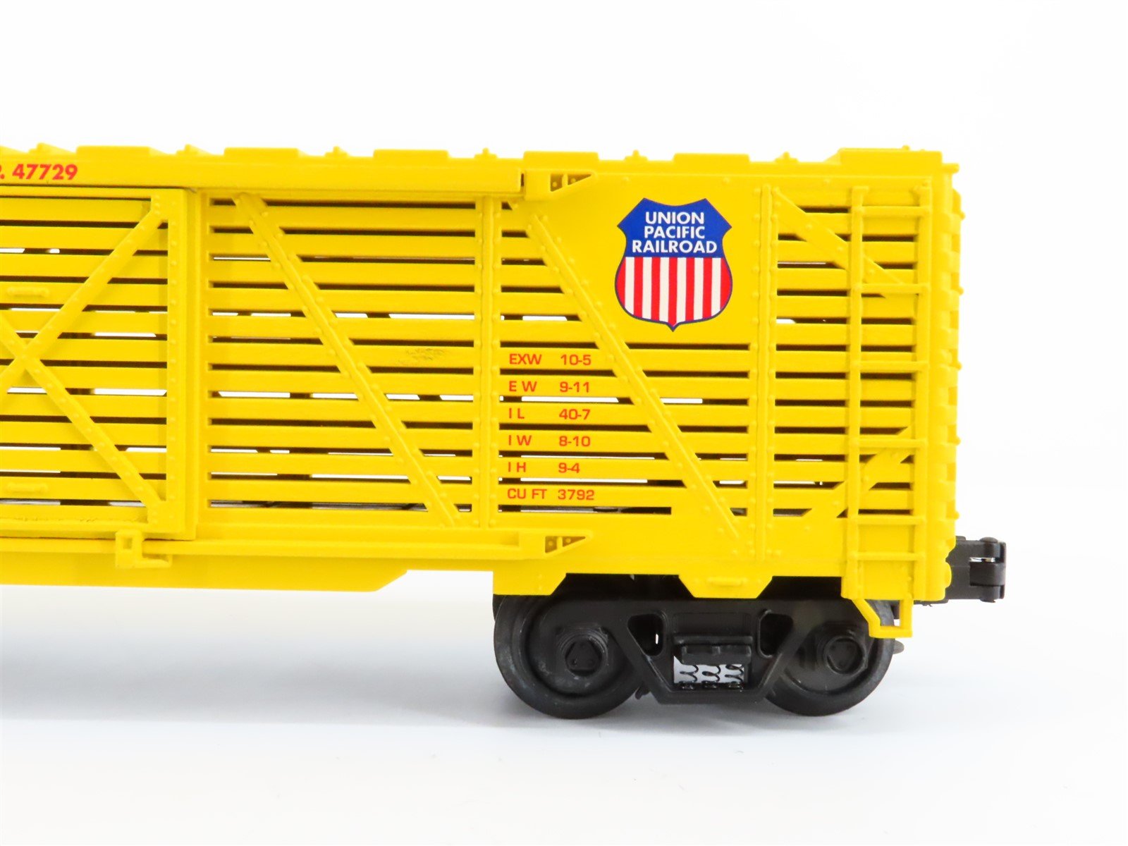 O Gauge 3-Rail Industrial IDM 1102 UP Union Pacific Stock Car #47729