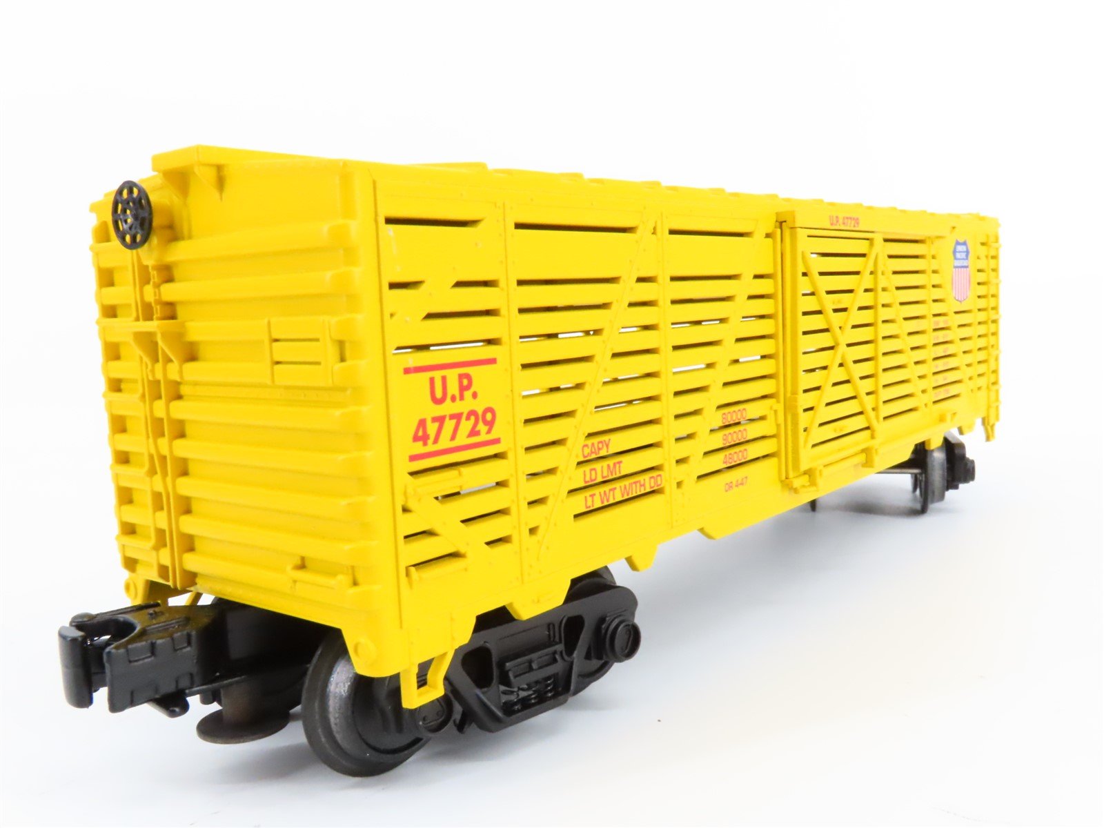 O Gauge 3-Rail Industrial IDM 1102 UP Union Pacific Stock Car #47729