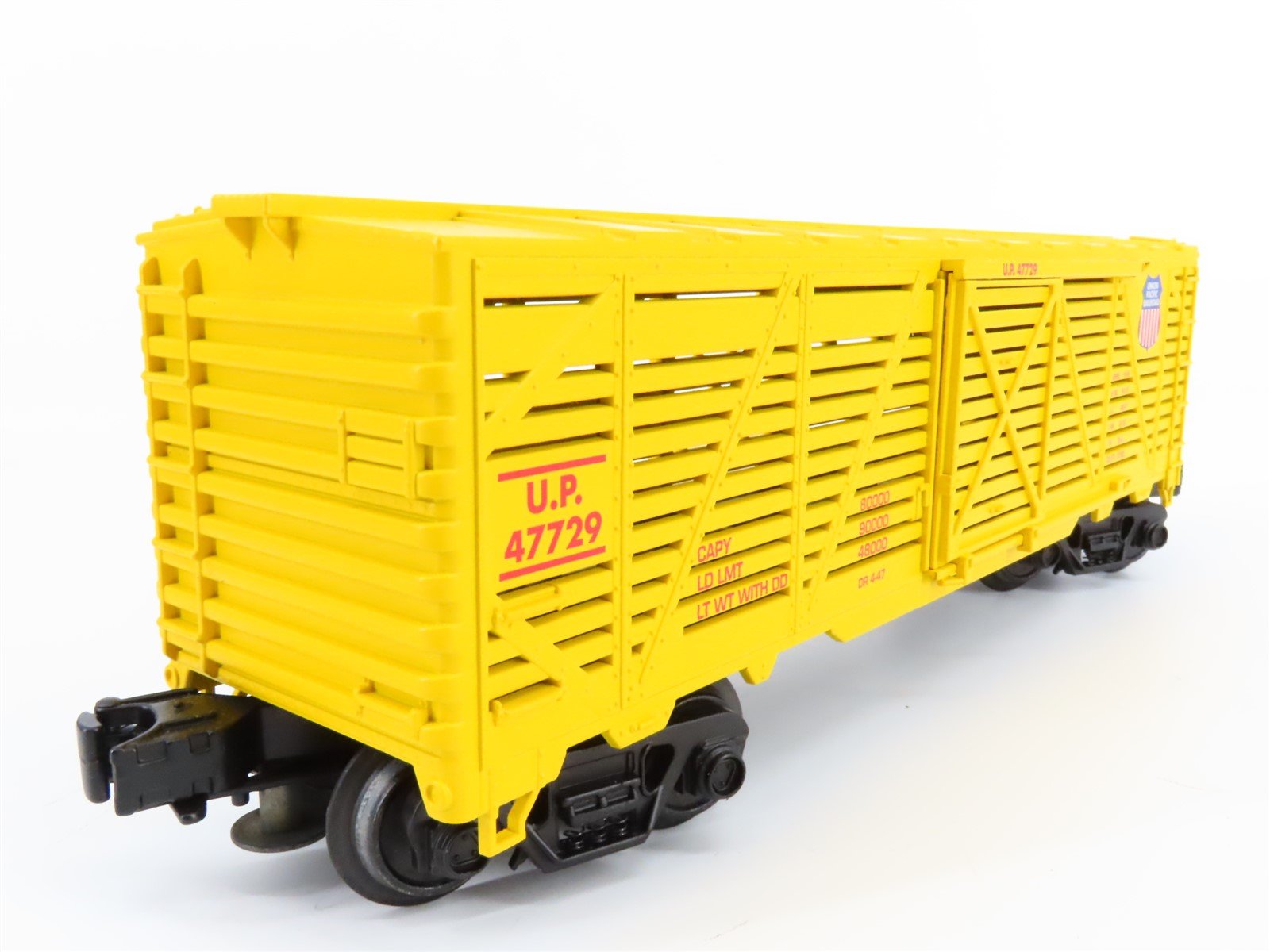 O Gauge 3-Rail Industrial IDM 1102 UP Union Pacific Stock Car #47729