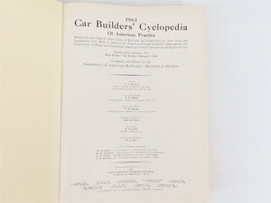 Car Builders' Cyclopedia 21st Edition - A Simmons-Boardman Publication ©1961 HC