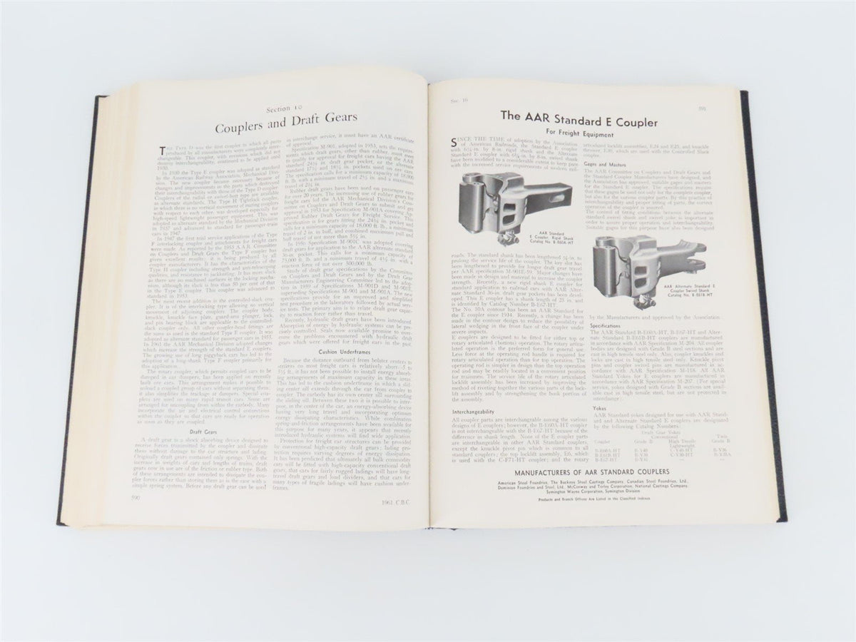 Car Builders&#39; Cyclopedia 21st Edition - A Simmons-Boardman Publication ©1961 HC