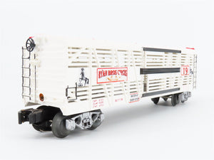 O Gauge 3-Rail Lionel Ryan Bros Circus Stock Car #19 - Custom