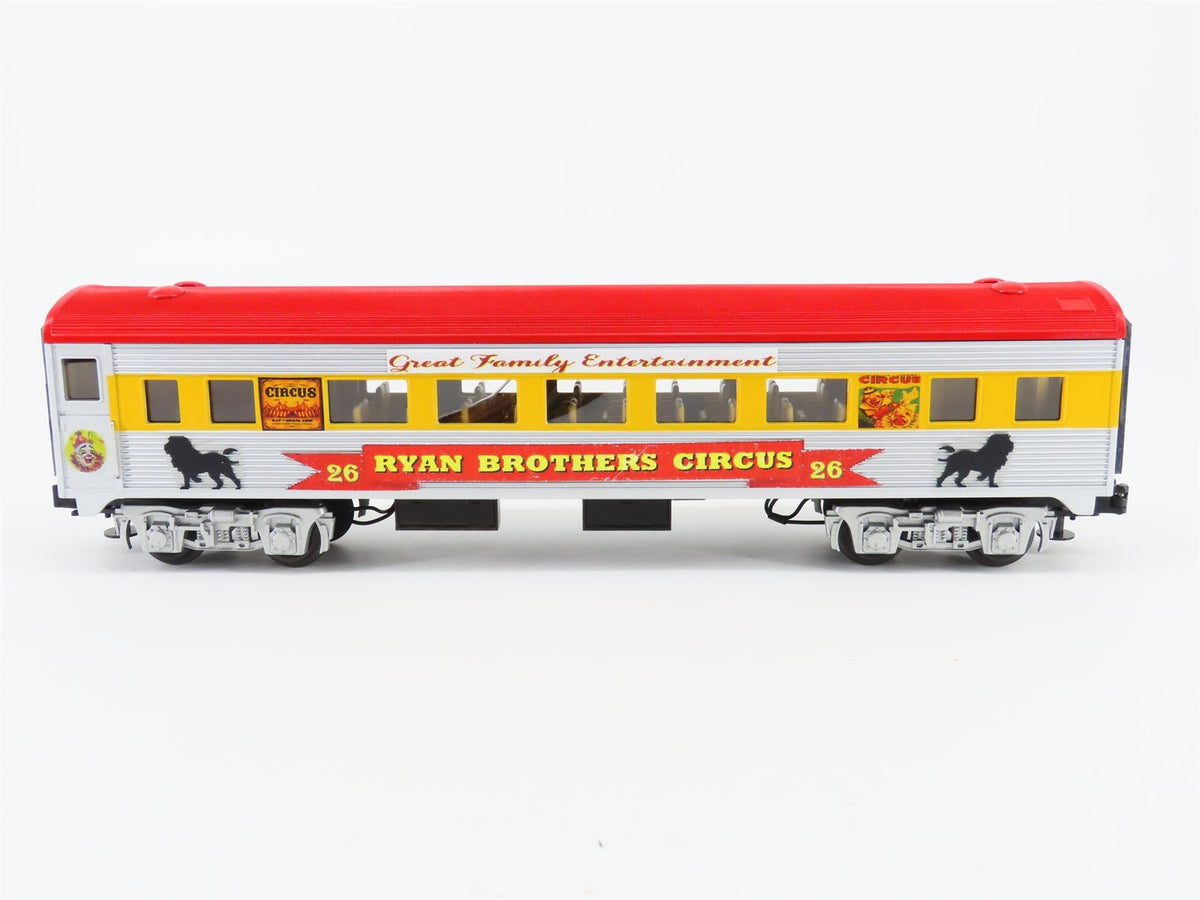 O Gauge 3-Rail MTH Ryan Bros Circus Coach Passenger Car #26 - Custom