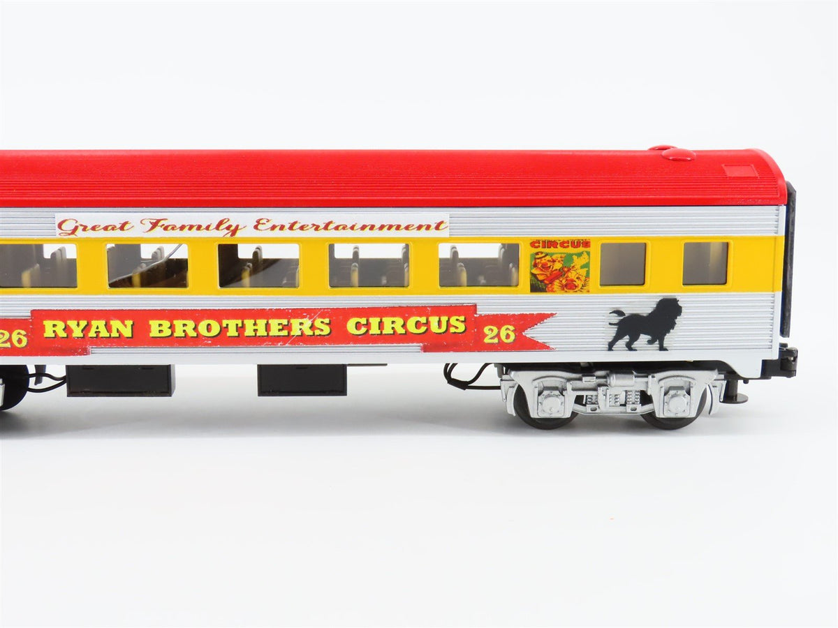 O Gauge 3-Rail MTH Ryan Bros Circus Coach Passenger Car #26 - Custom