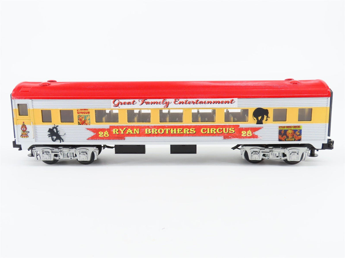 O Gauge 3-Rail MTH Ryan Bros Circus Coach Passenger Car #28 - Custom