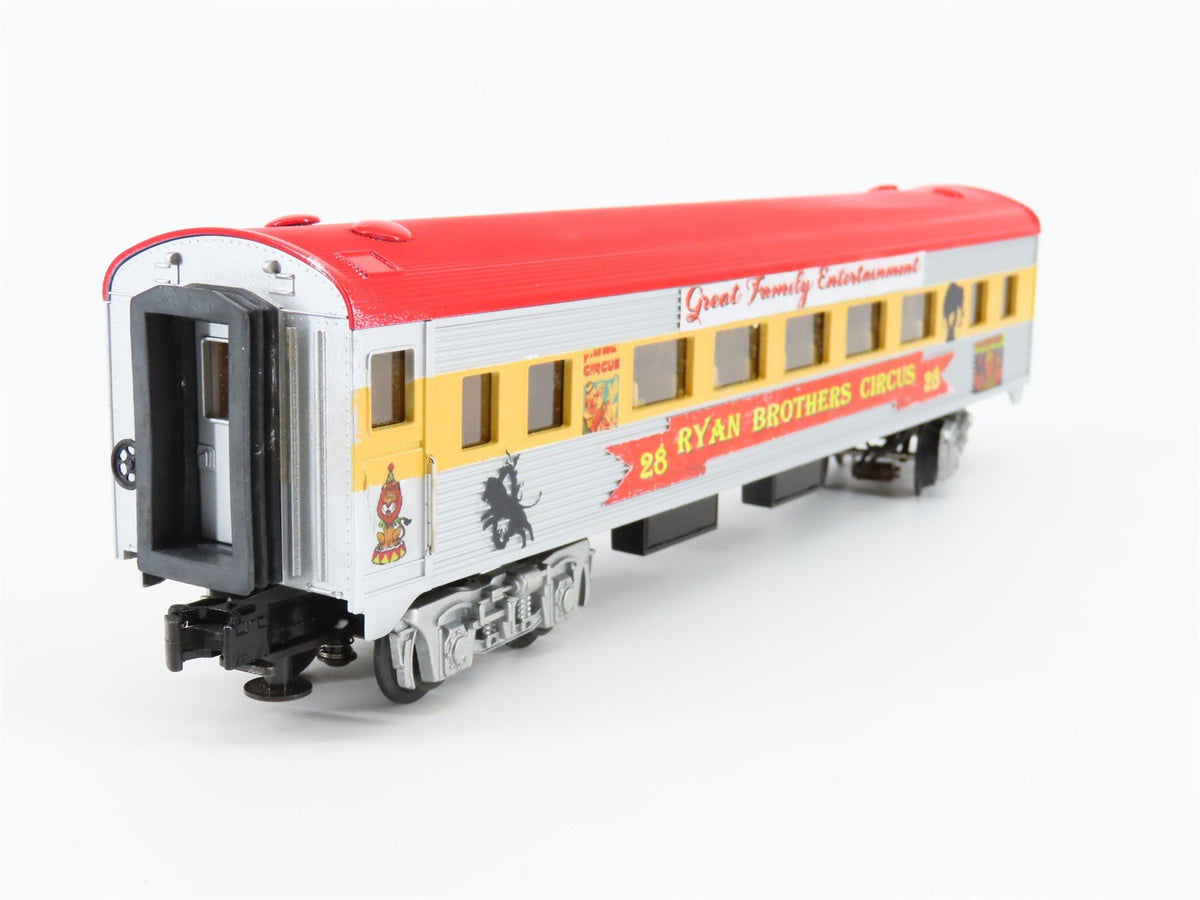 O Gauge 3-Rail MTH Ryan Bros Circus Coach Passenger Car #28 - Custom