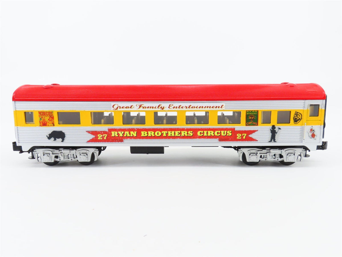 O Gauge 3-Rail MTH Ryan Bros Circus Coach Passenger Car #27 - Custom