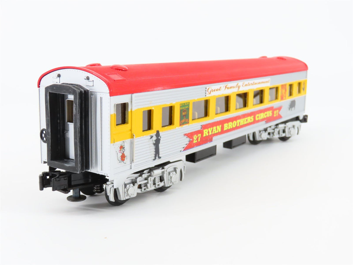 O Gauge 3-Rail MTH Ryan Bros Circus Coach Passenger Car #27 - Custom