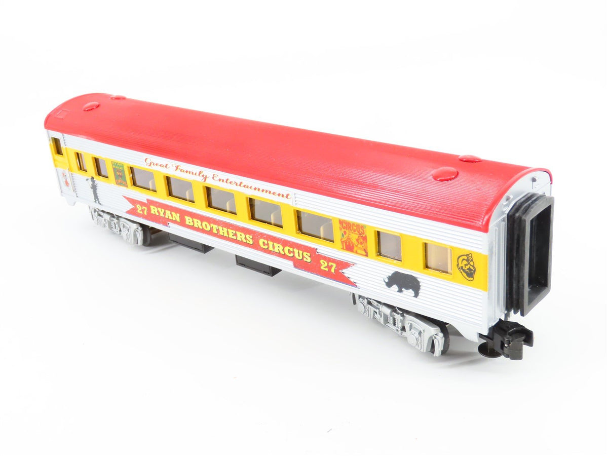 O Gauge 3-Rail MTH Ryan Bros Circus Coach Passenger Car #27 - Custom