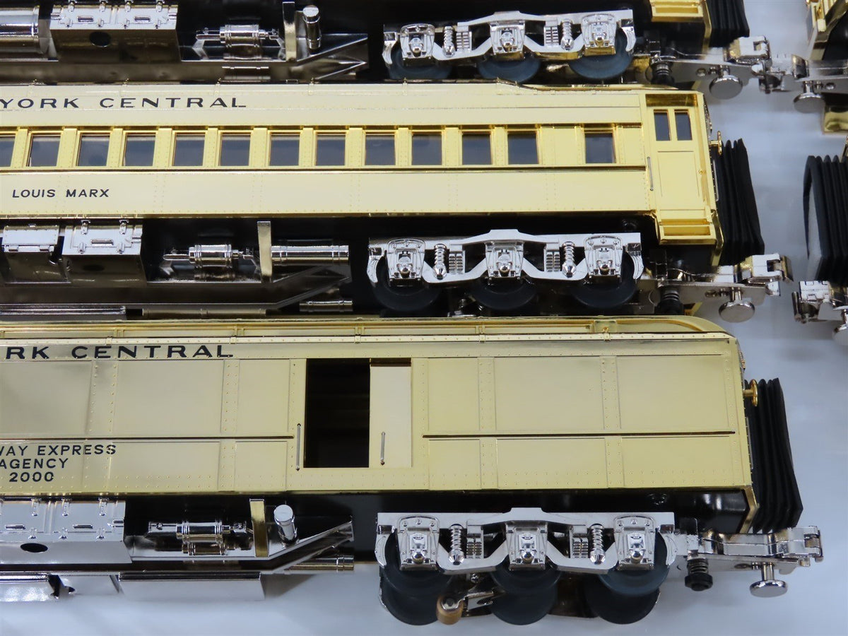 O Gauge 3-Rail MTH Millennium Gold-Plated NYC 4-6-4 Steam Passenger Train Set