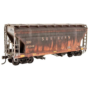 HO Accurail/Micro-Trains MTL Kit #2200-002 NS/ex-SOU 2-Bay Hopper - Weathered