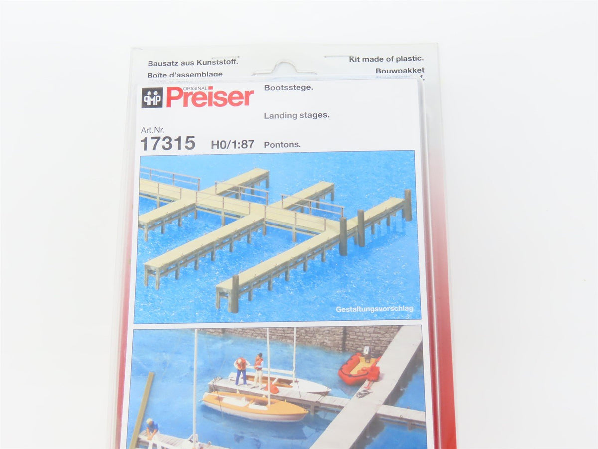 HO 1/87 Scale Preiser 17315 Landing Stages &amp; Pontons Kit