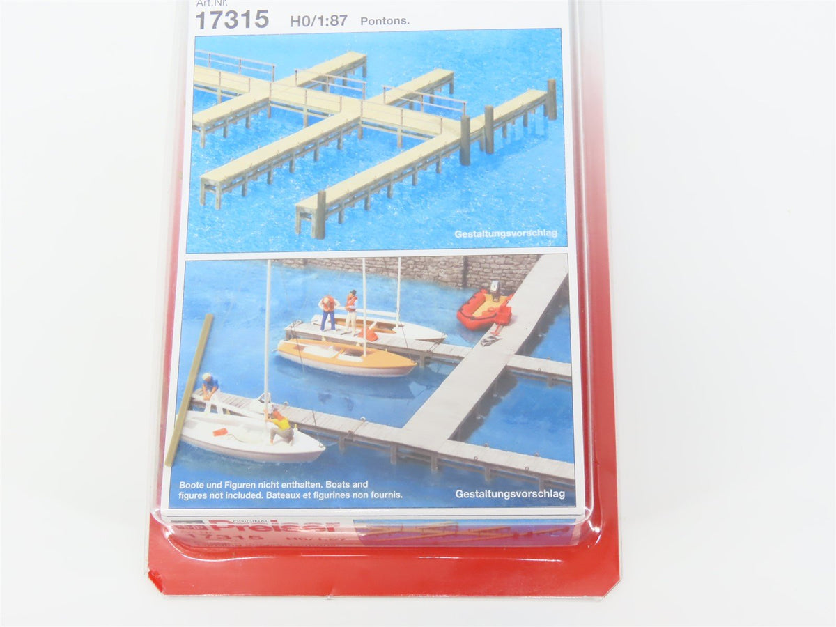 HO 1/87 Scale Preiser 17315 Landing Stages &amp; Pontons Kit