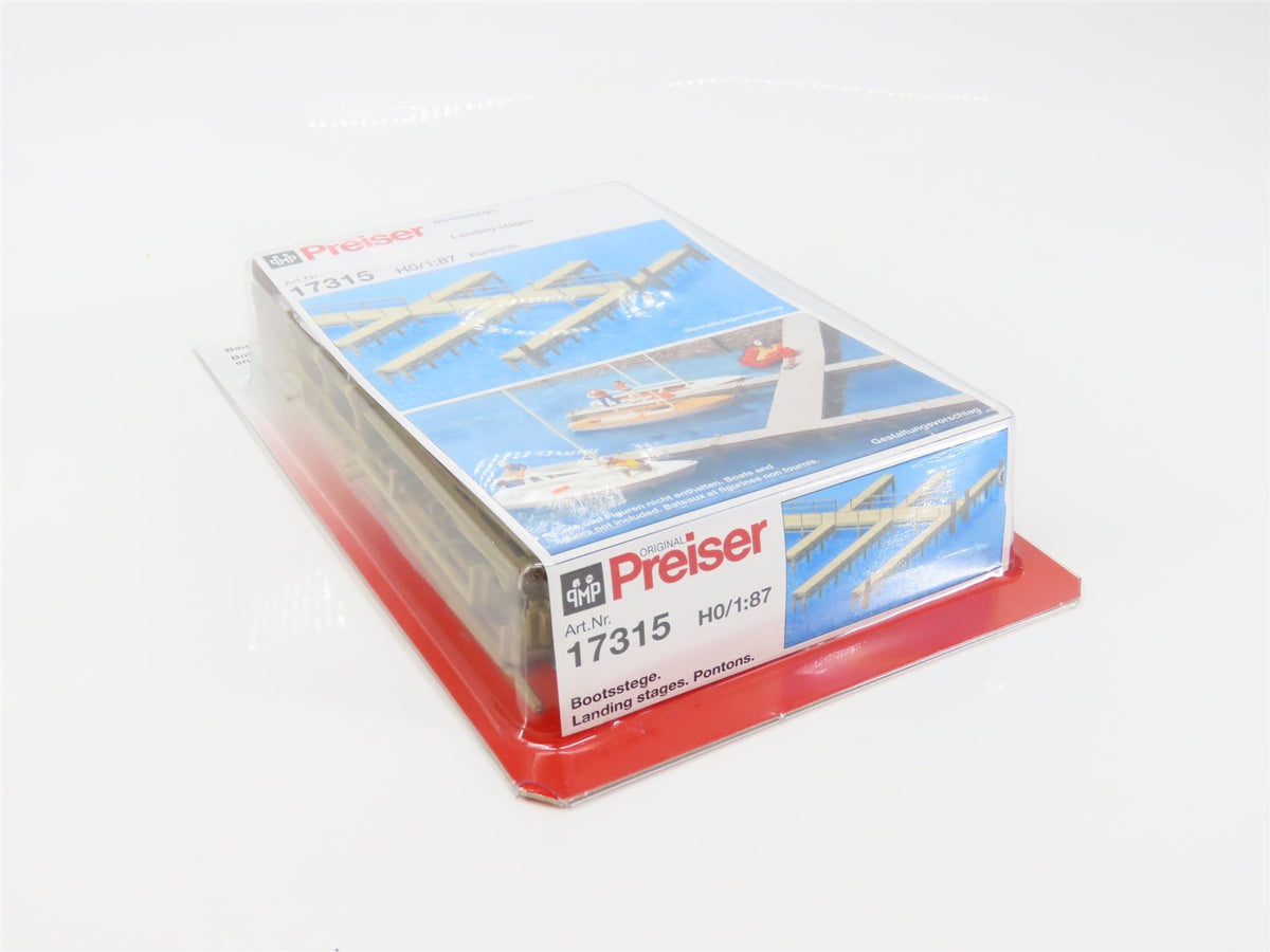 HO 1/87 Scale Preiser 17315 Landing Stages &amp; Pontons Kit